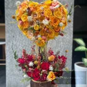 Hoa hộp trái tim